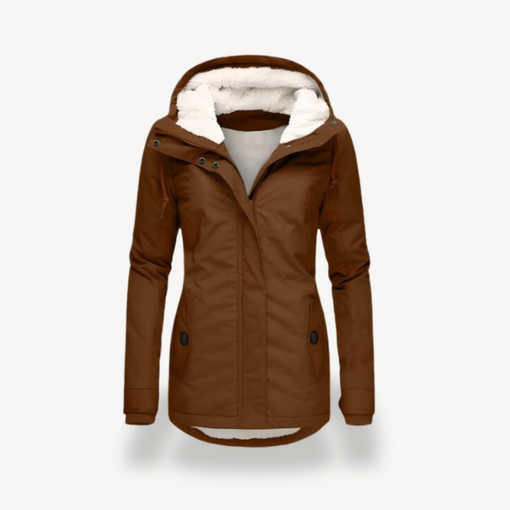 Drune | Damen wasserdichte Winterjacke mit Kapuze