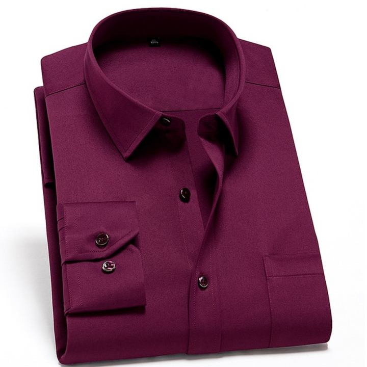 Drune | Levi Stretch Comfort Knitterfreies Hemd