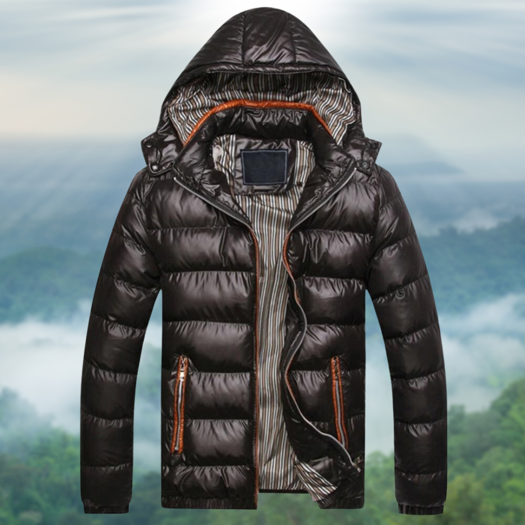 Drune | Wintermantel mit Kapuze aus steppmaterial