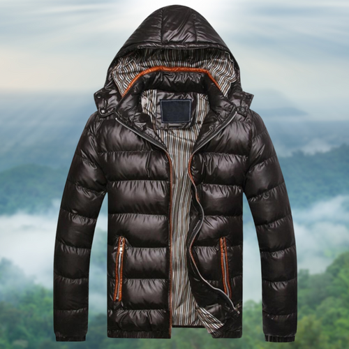 Drune | Wintermantel mit Kapuze aus steppmaterial