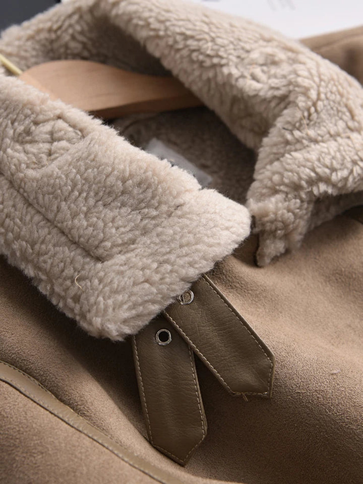 Drune | Wildleder Winterjacke Warm & Stilvoll