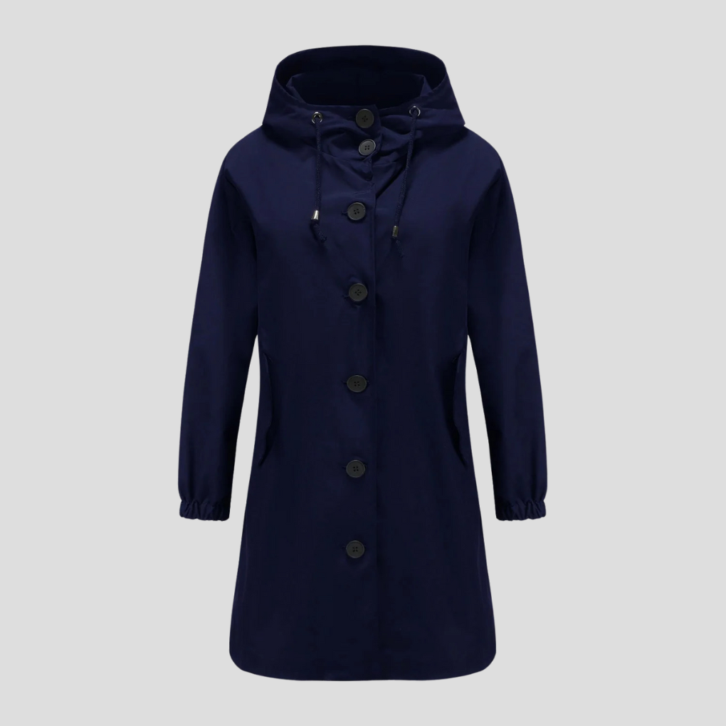 Drune | Wasserdichte Regenjacke mit Kapuze für Damen