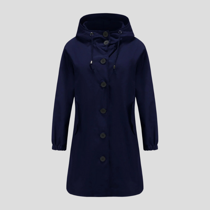 Drune | Wasserdichte Regenjacke mit Kapuze für Damen