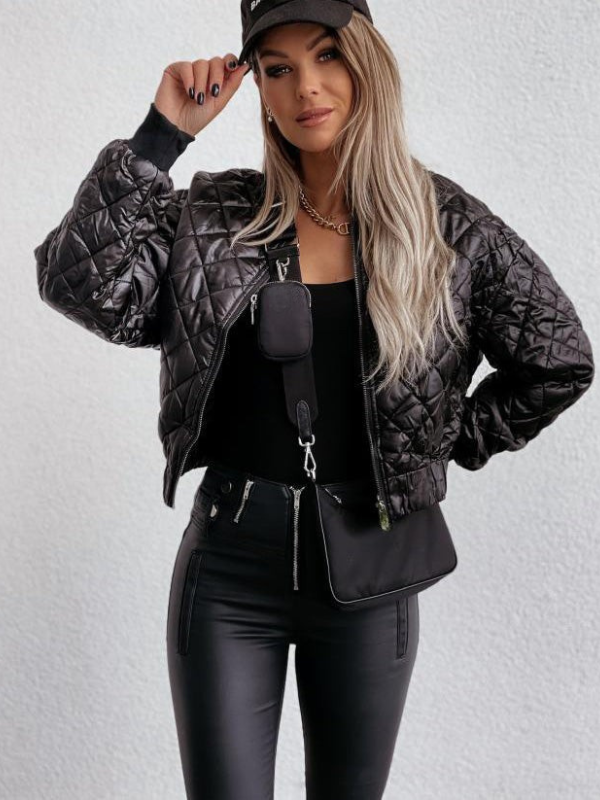 Drune | Gepolsterte Damen Bomberjacke mit Taschen