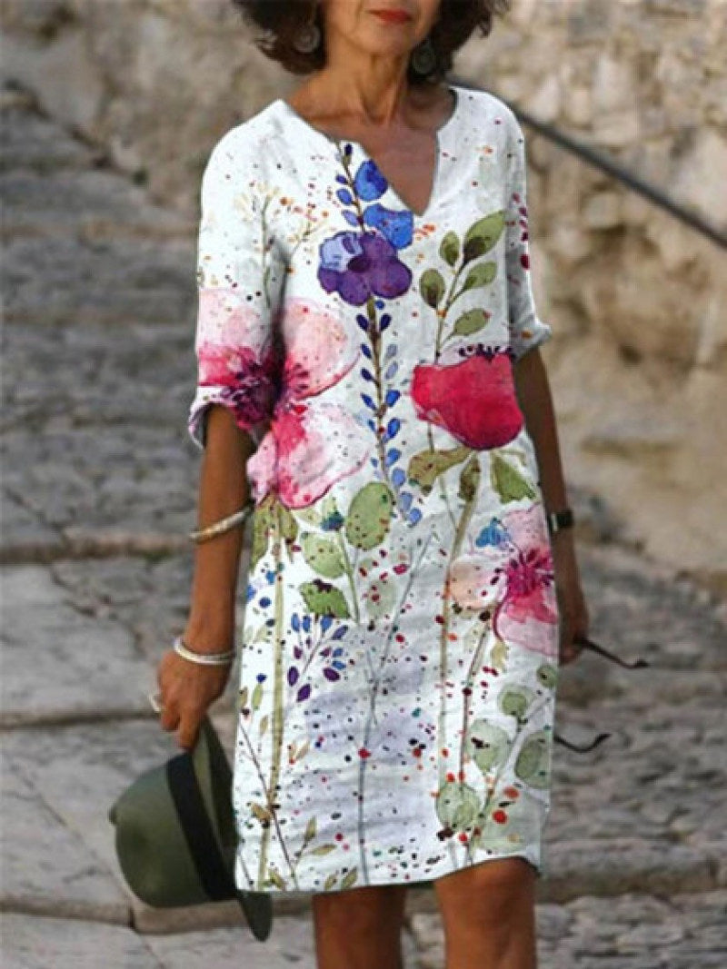 Drune | Bezauberndes Kleid mit Blumenmuster