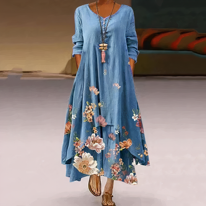 Drune | Elegantes Mode Baumwollkleid