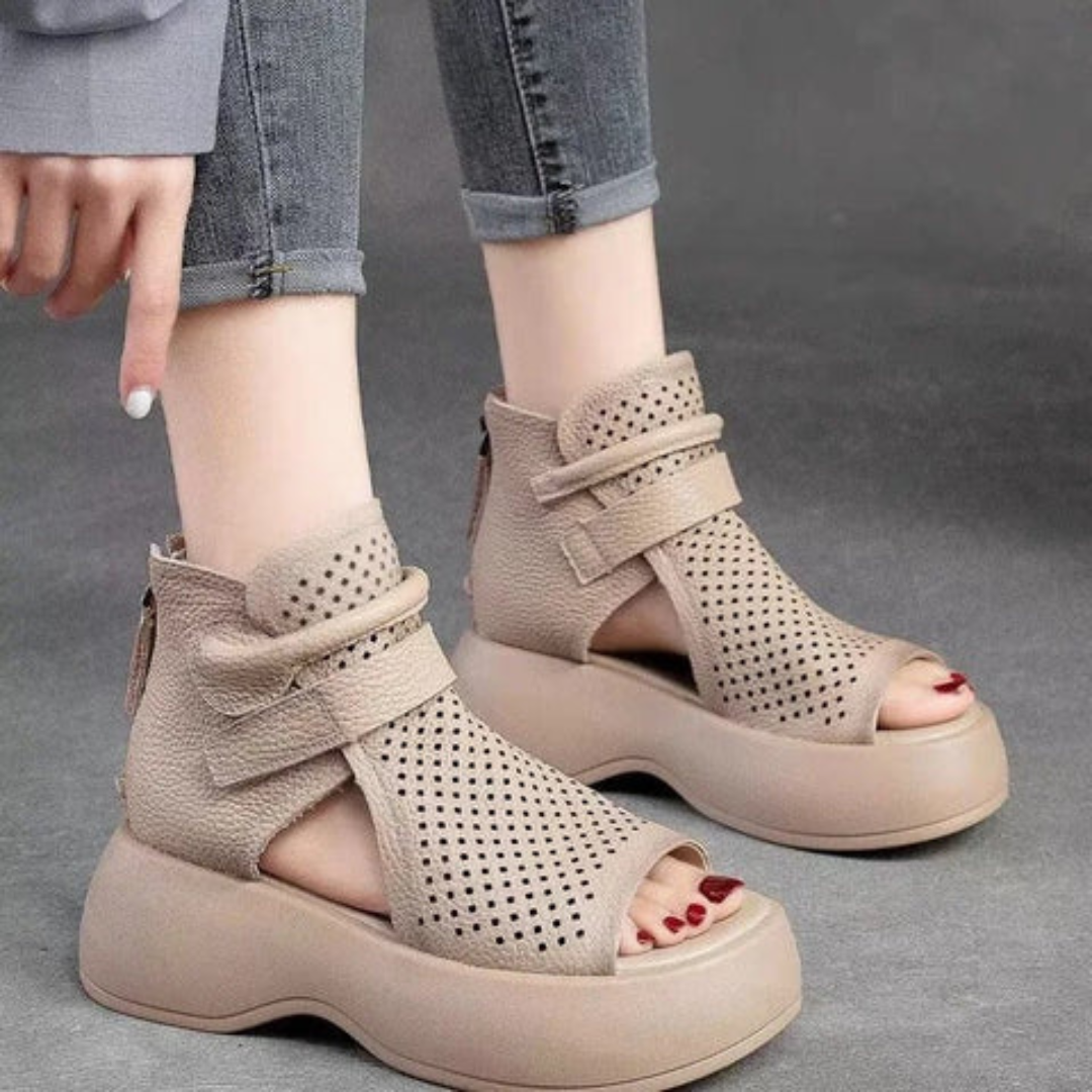 Drune | Ledersandalen Für Orthopädische Bedürfnisse