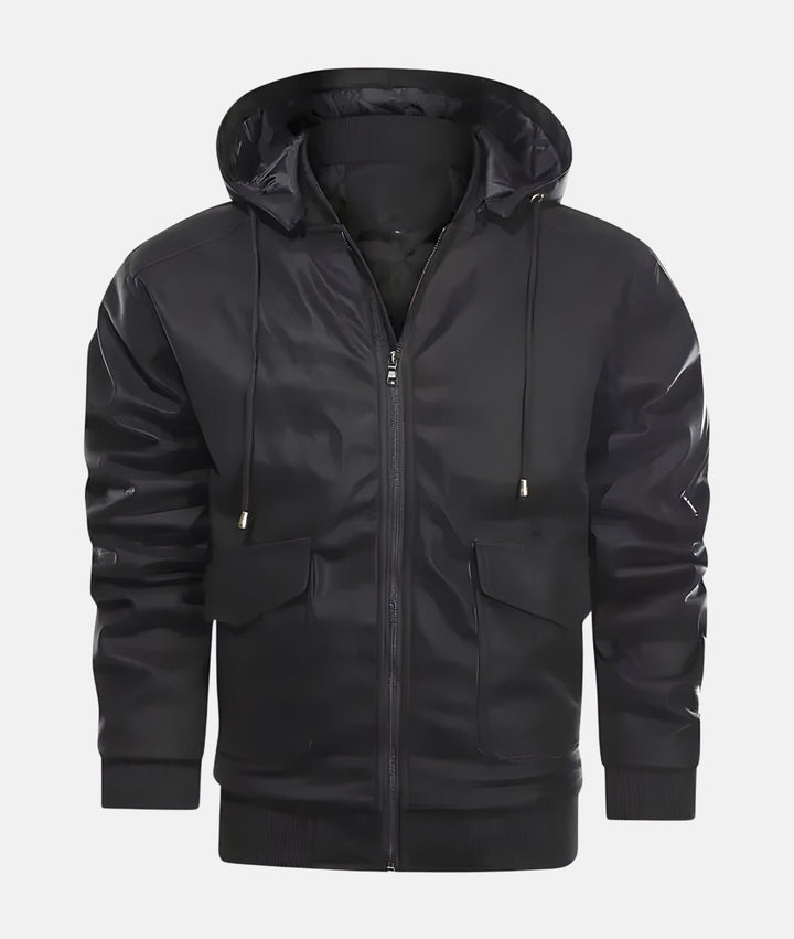 Drune | Bequeme Jacke mit Kapuze und gequiltetem Futter für Herren
