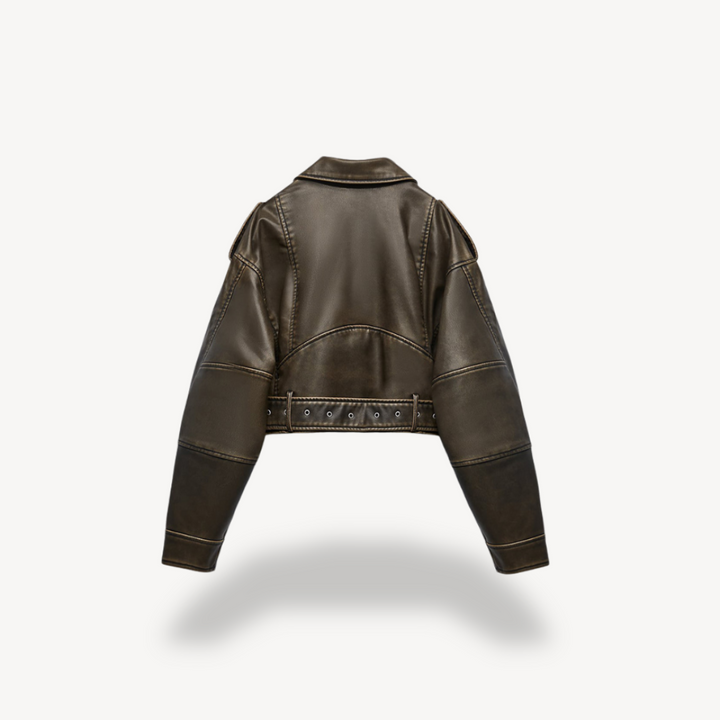 Drune | Leder Bikerjacke für Frauen