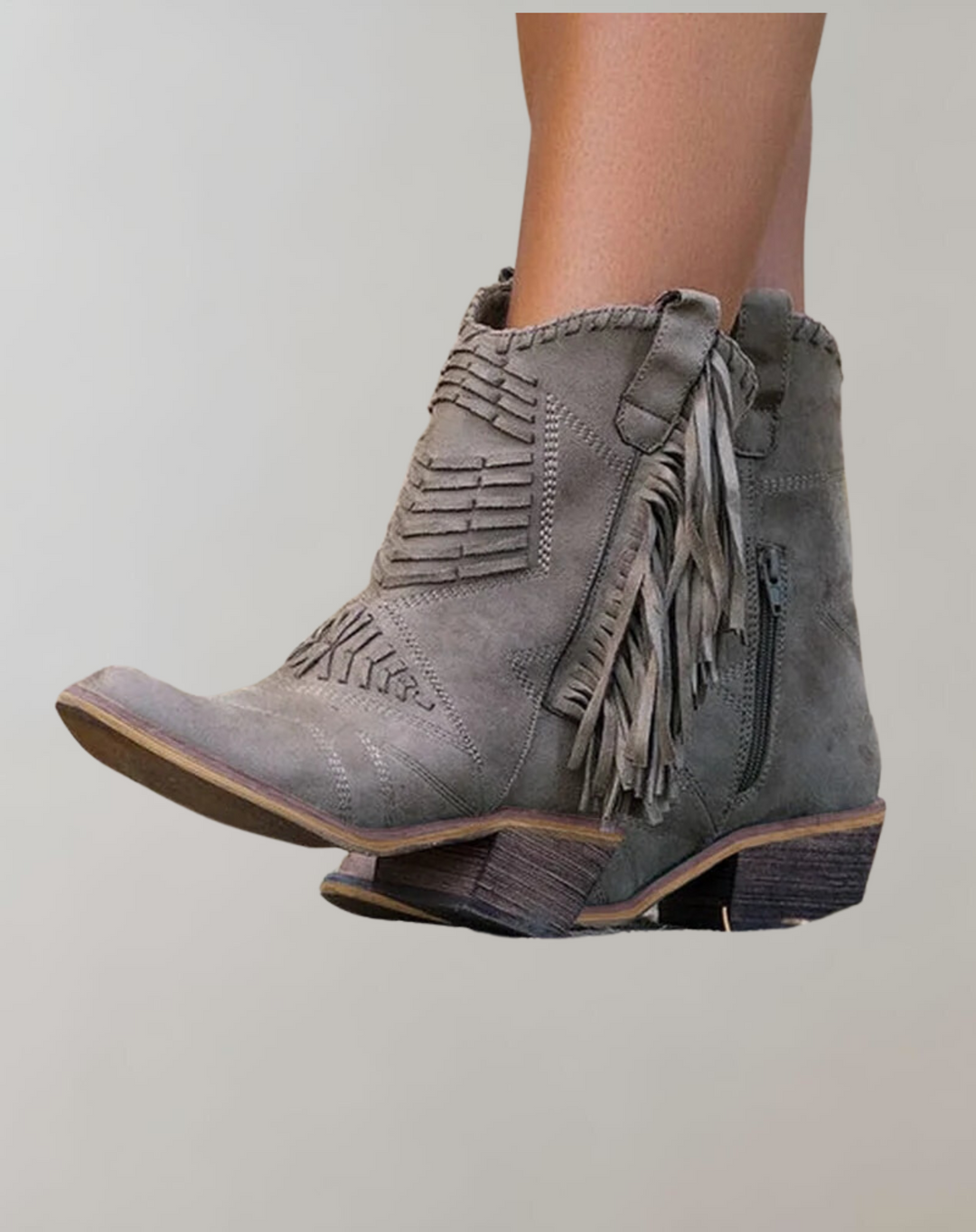 Drune | Western Cowgirl Fransenstiefel