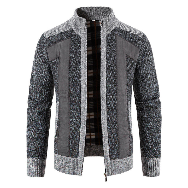 Drune | Lässige Plüschjacke mit Reißverschluss für Männer