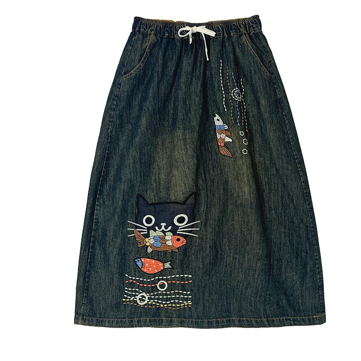 Drune | Jeansrock