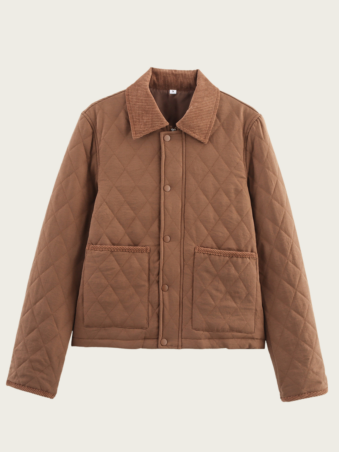 Drune | Wattierte Damenjacke mit klassischem Kragen