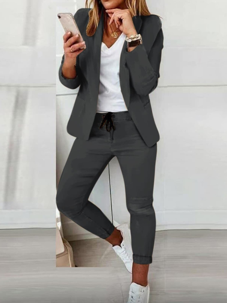 Drune | Elegantes Blazer Set (BLAZER + HOSE)