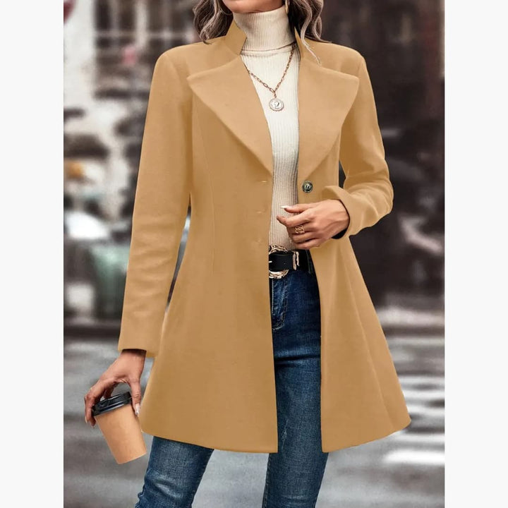 Drune | Eleganter Wintermantel mit Revers für Damen