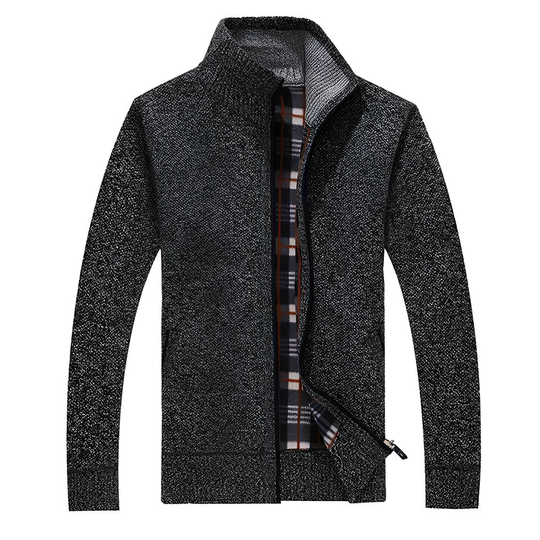 Drune | Stylischer Cardigan mit weichem Fleece-Futter für Männer