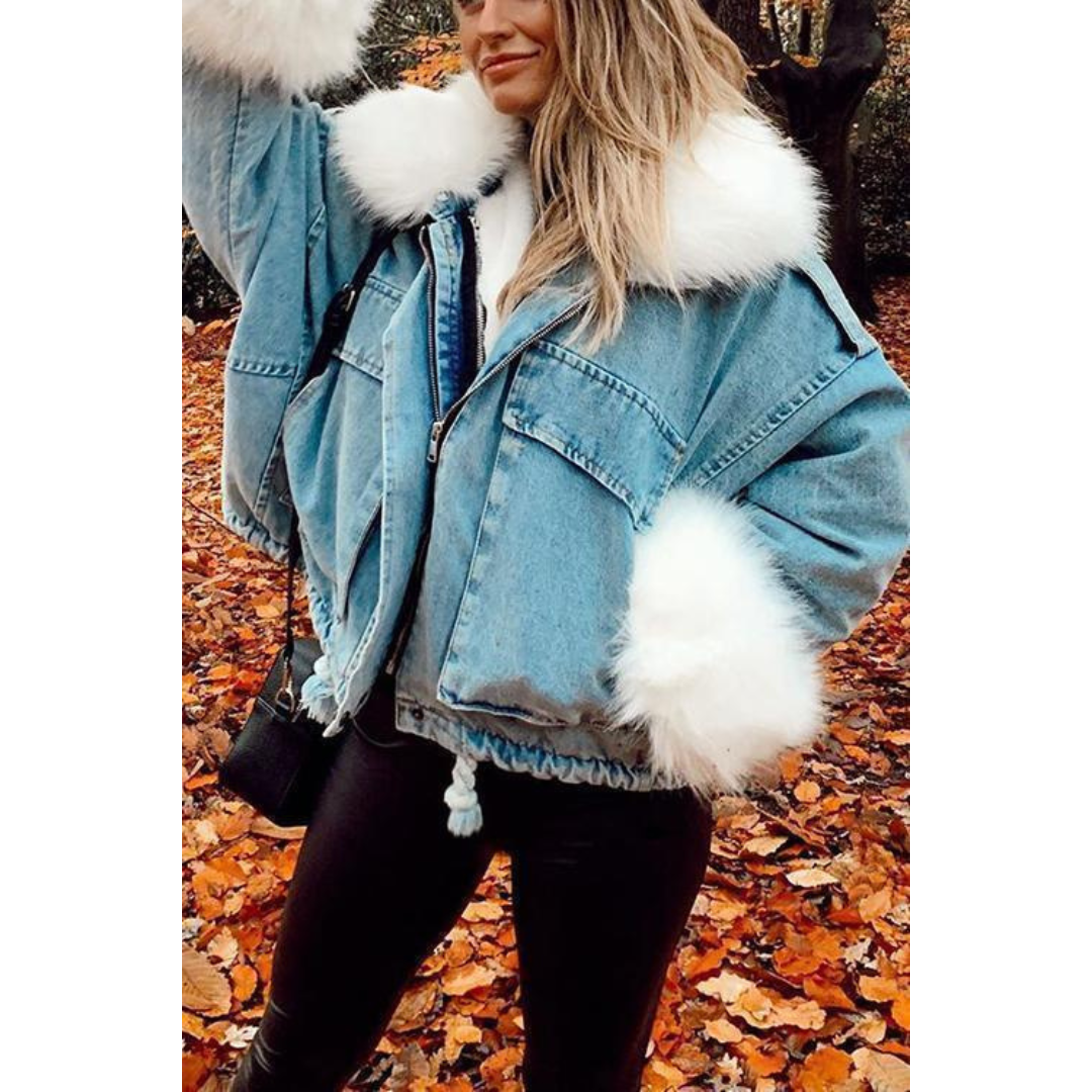 Drune | Winterjacke aus Jeans für Frauen