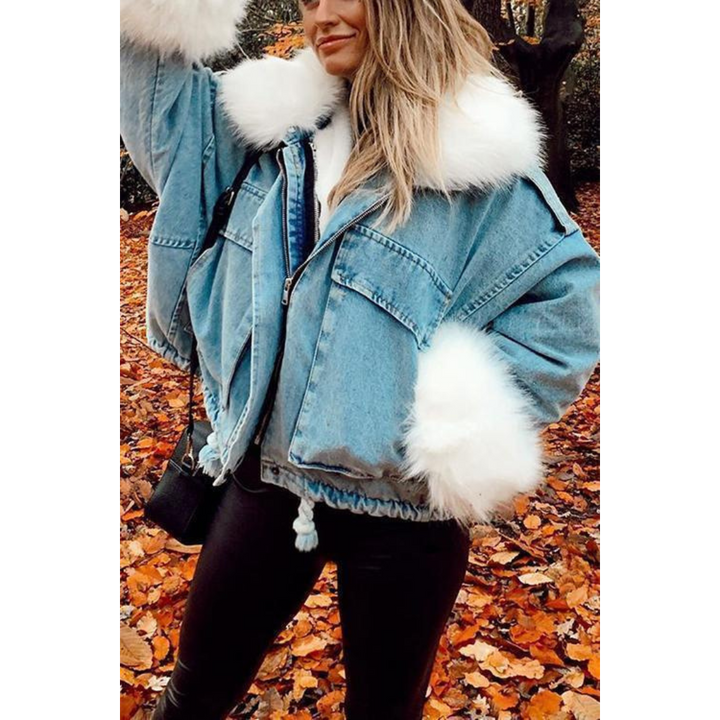 Drune | Winterjacke aus Jeans für Frauen
