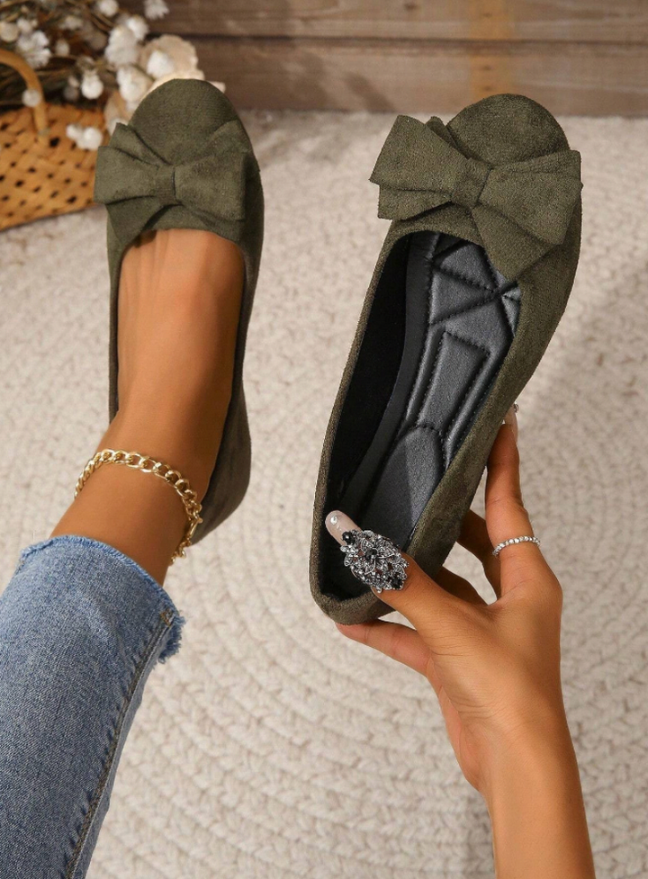 Drune | Orthopädische Flache Schuhe mit Fliege