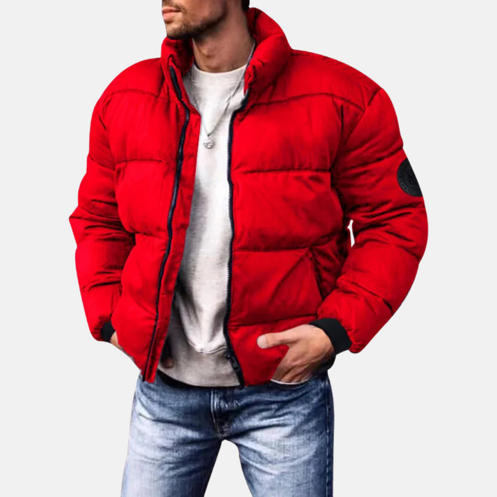 Drune | Winter Steppjacke - Gefütterte Übergangsjacke mit Reißverschluss & Stehkragen