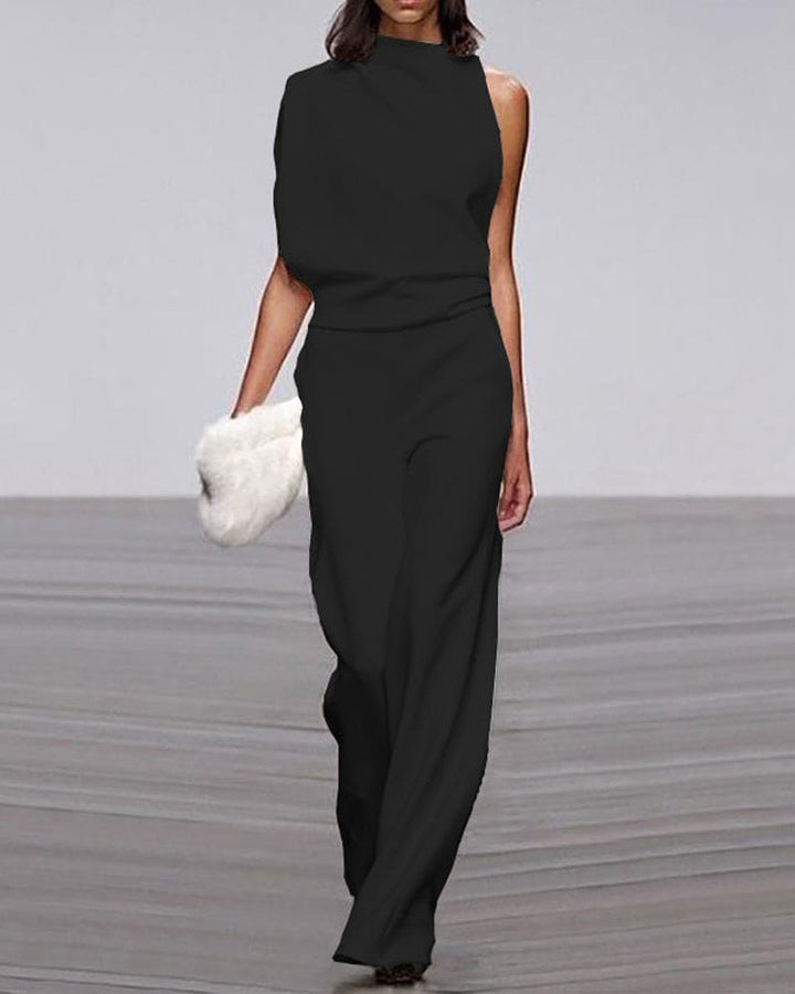 Drune | Premium Ein Schulter Jumpsuit