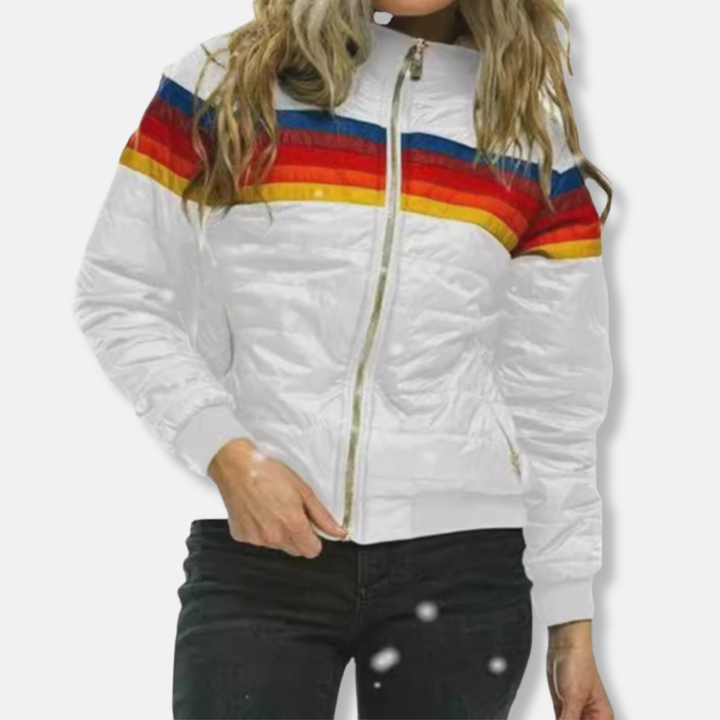 Drune | Pufferjacke gesteppt Slim Fit Hoher Kragen Rippensaum