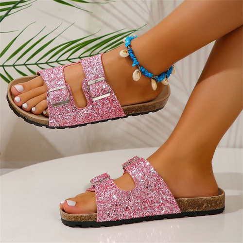 Drune - Glitzersandalen
