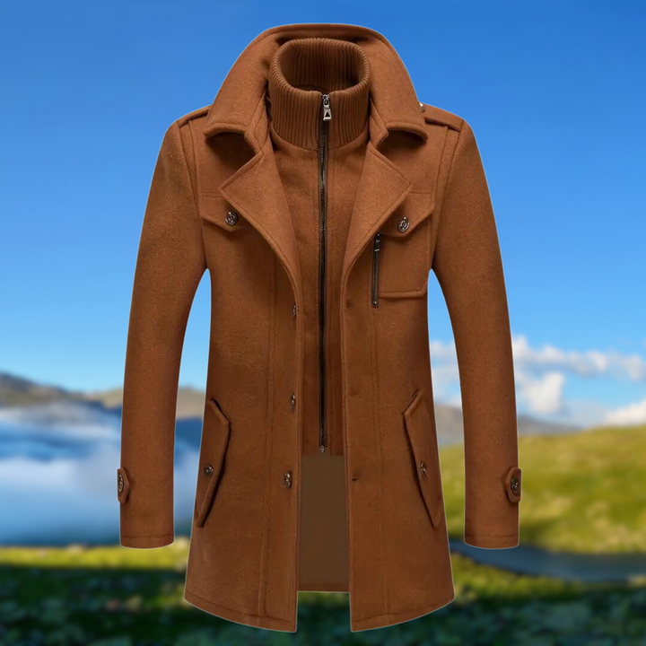 Drune | Doppelkragenjacke Mit Funktionalem Design