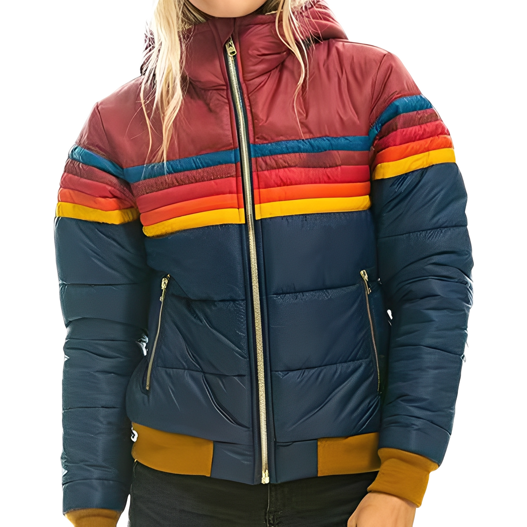 Drune | Stilvolle Steppjacke mit Kapuze für Damen