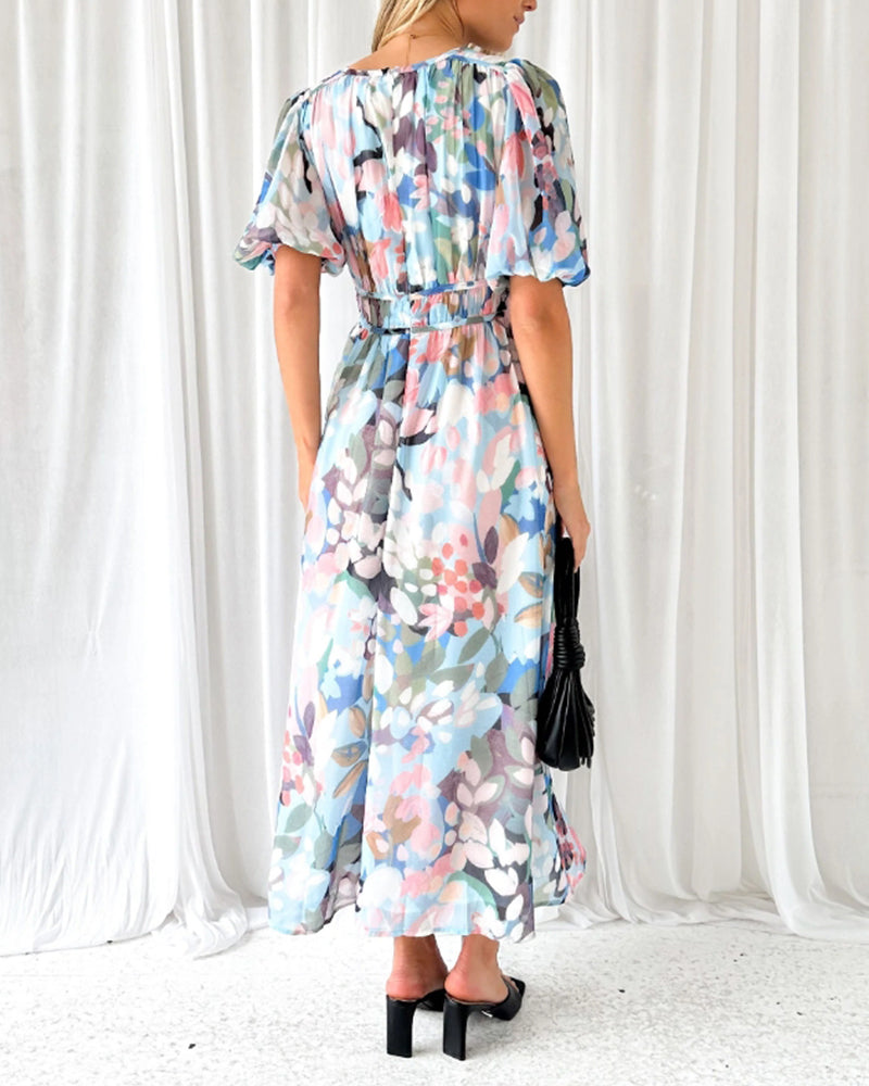 Drune | Elegantes Blumen-Maxi für Damen