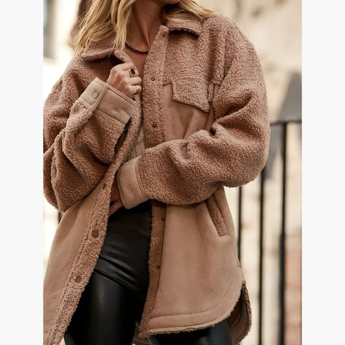 Drune | Warme Sherpafutter Jacke für Damen