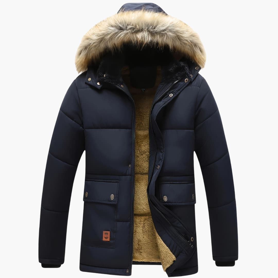 Drune | Fleece-Hoodie mit Reißverschluss für Herren