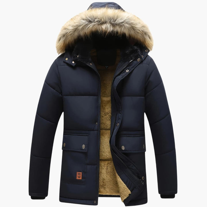 Drune | Fleece-Hoodie mit Reißverschluss für Herren
