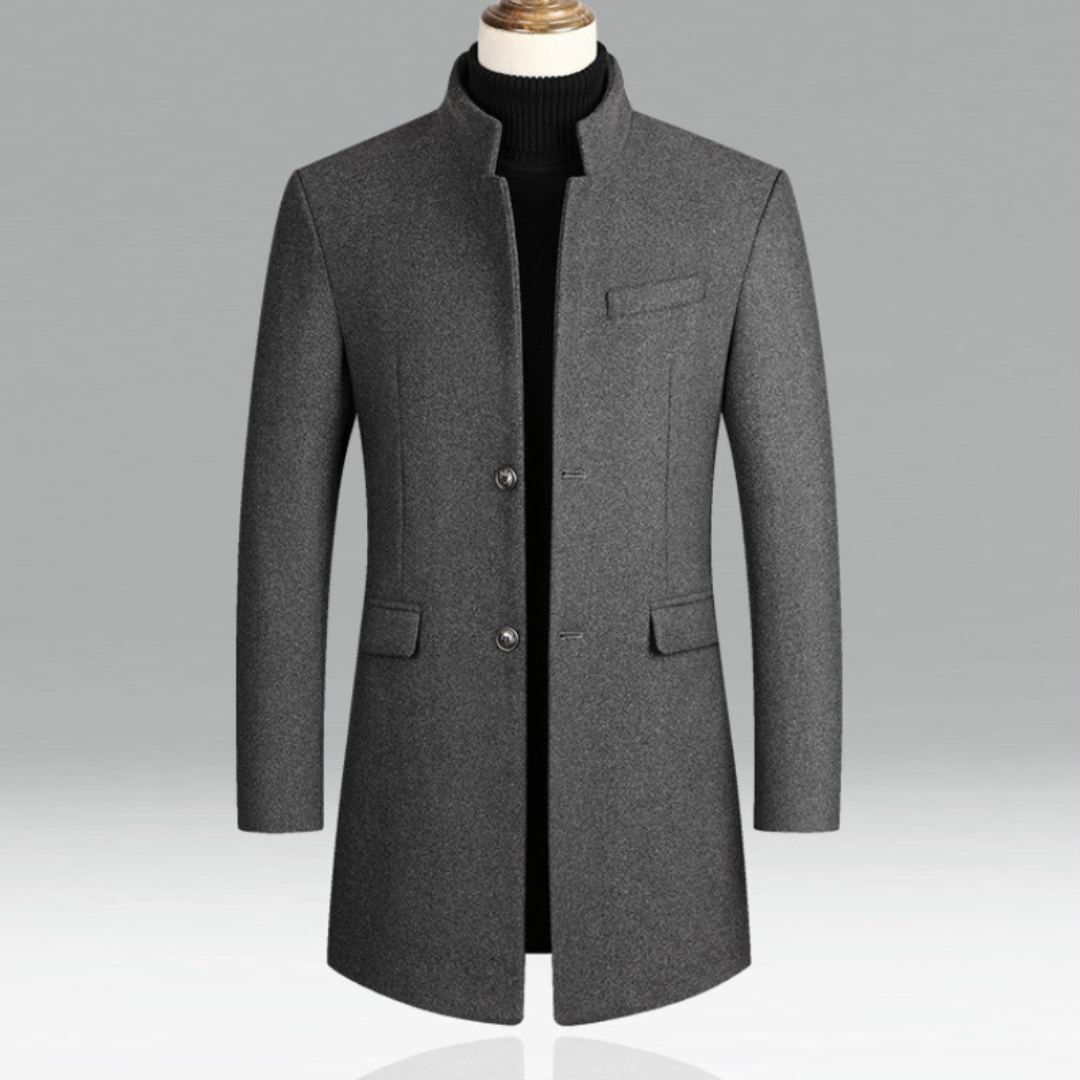 Drune | Knopf Trenchcoat Für Herren