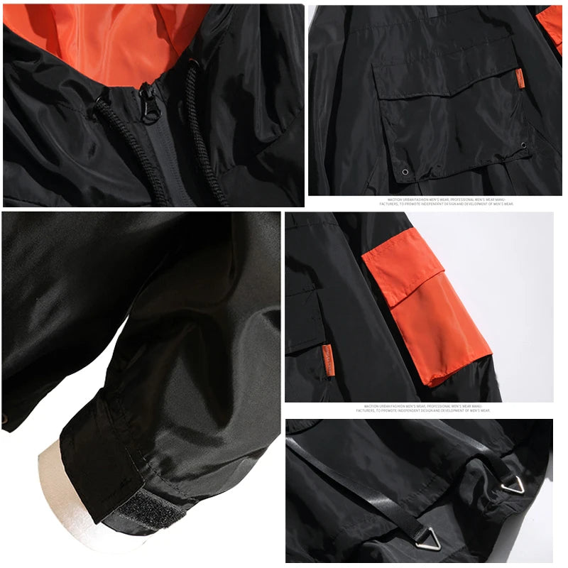 Drune | Explorer Jacke Streetwise Multi Taschen Windbreaker