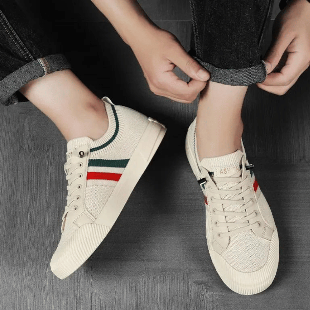 Drune | Lässige Sneakers Mit Strickmuster Für Männer