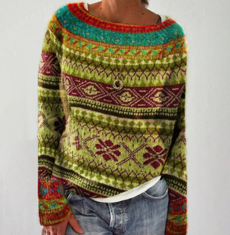 Drune | Damen-Retro-Pullover