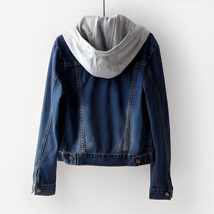 Drune | Stilvolles Jeansjacke mit Kapuze für Frauen