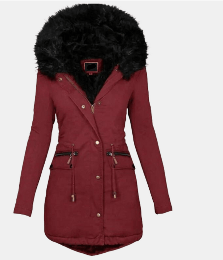 Drune | Kunstfell Kapuzenparka - Warm & Winddicht - Verstellbarer Bund - Winteroberbekleidung