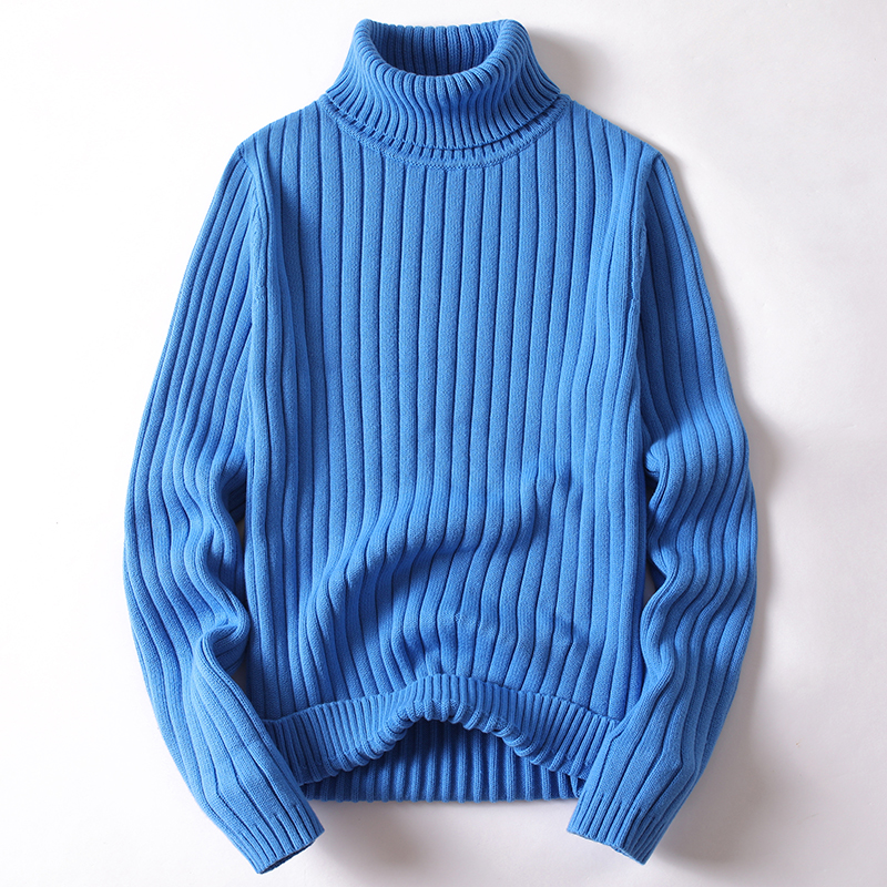 Drune | Rollkragenpullover - Weiche Strickware - Rippendesign - Langärmelig Warmer Komfort