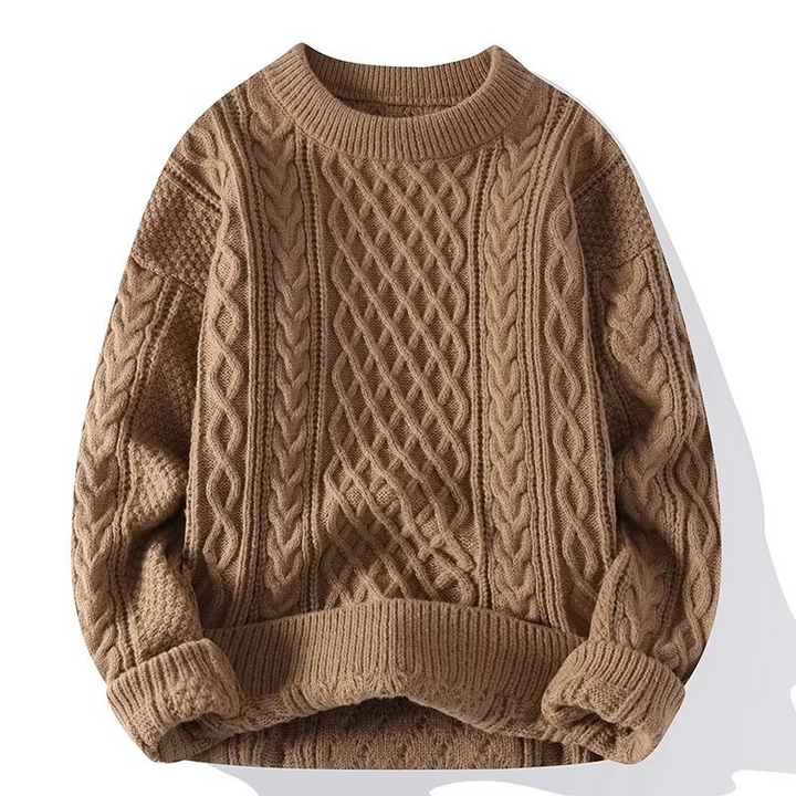 Drune | Winter-Strickpullover mit Rundhalsausschnitt