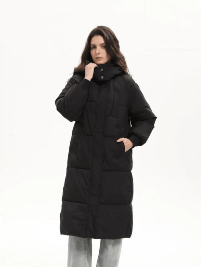 Drune | Lange Steppjacke für Damen