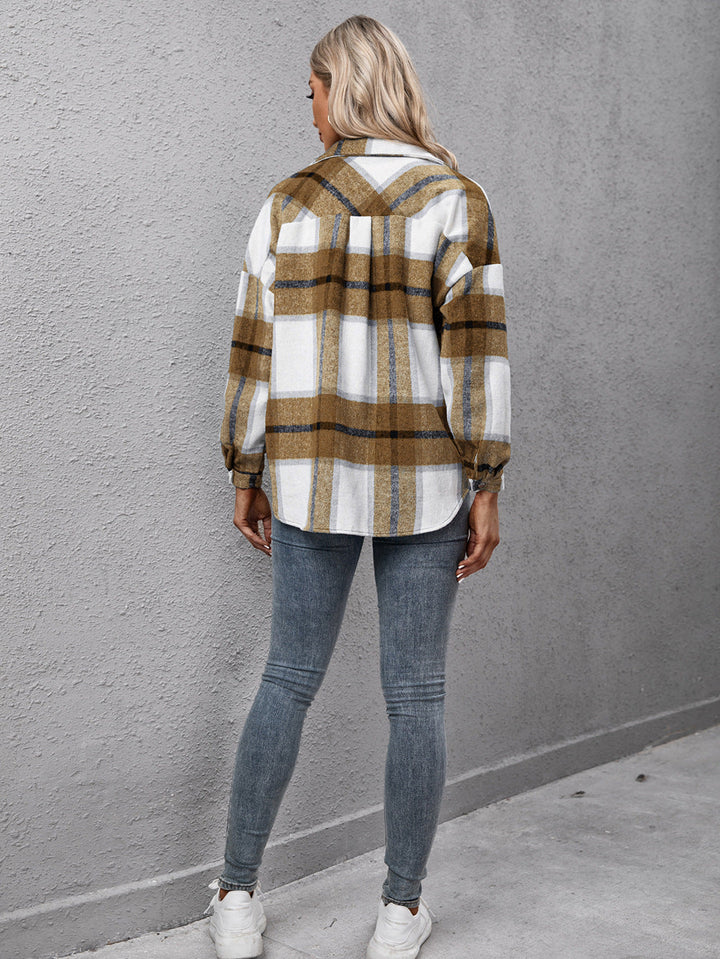 Drune | Karierter Langarmhemdjacke