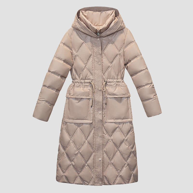 Drune | Damen gepolsterte Kapuzen Winterjacke