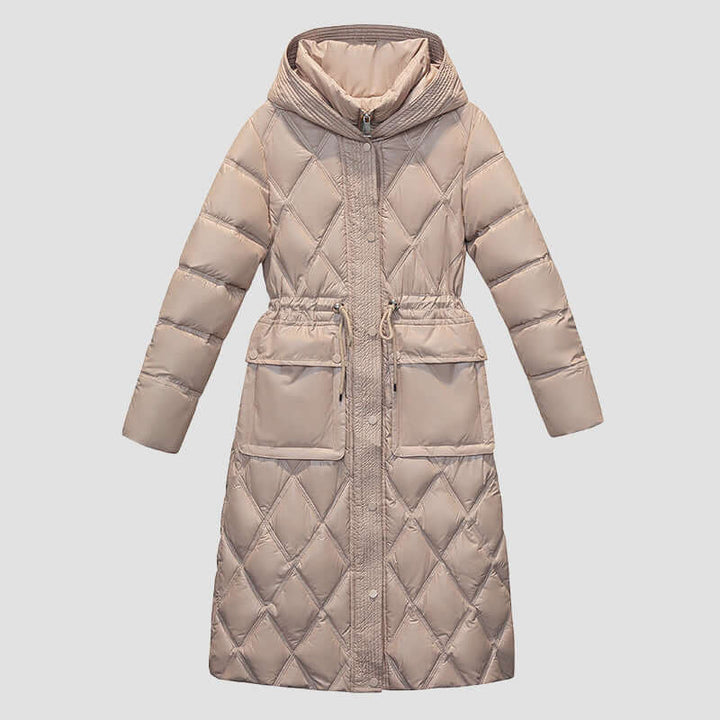 Drune | Damen gepolsterte Kapuzen Winterjacke