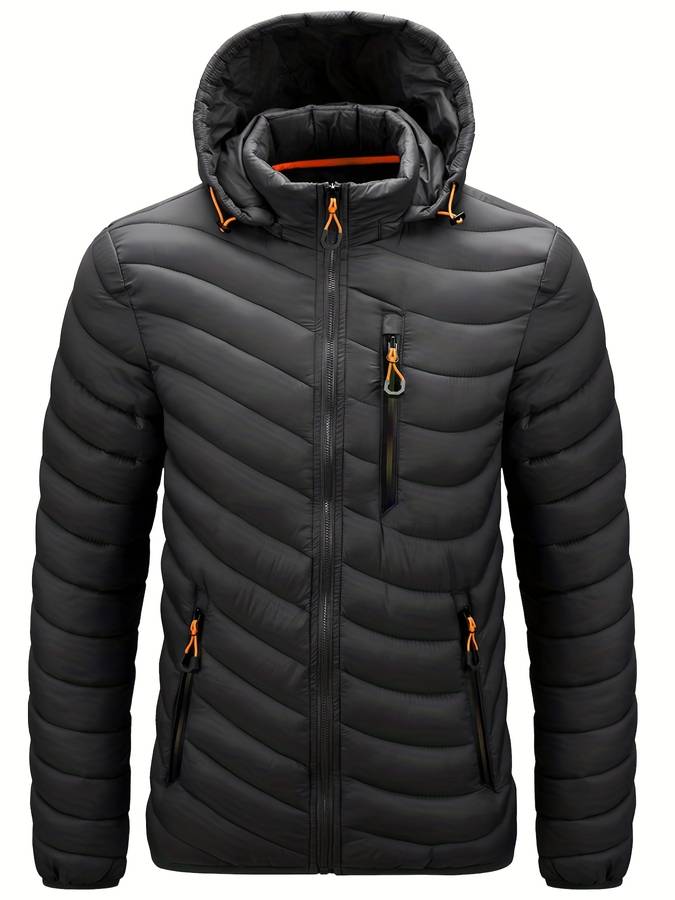 Drune | Wintermantel Mit Reißverschluss Taschen