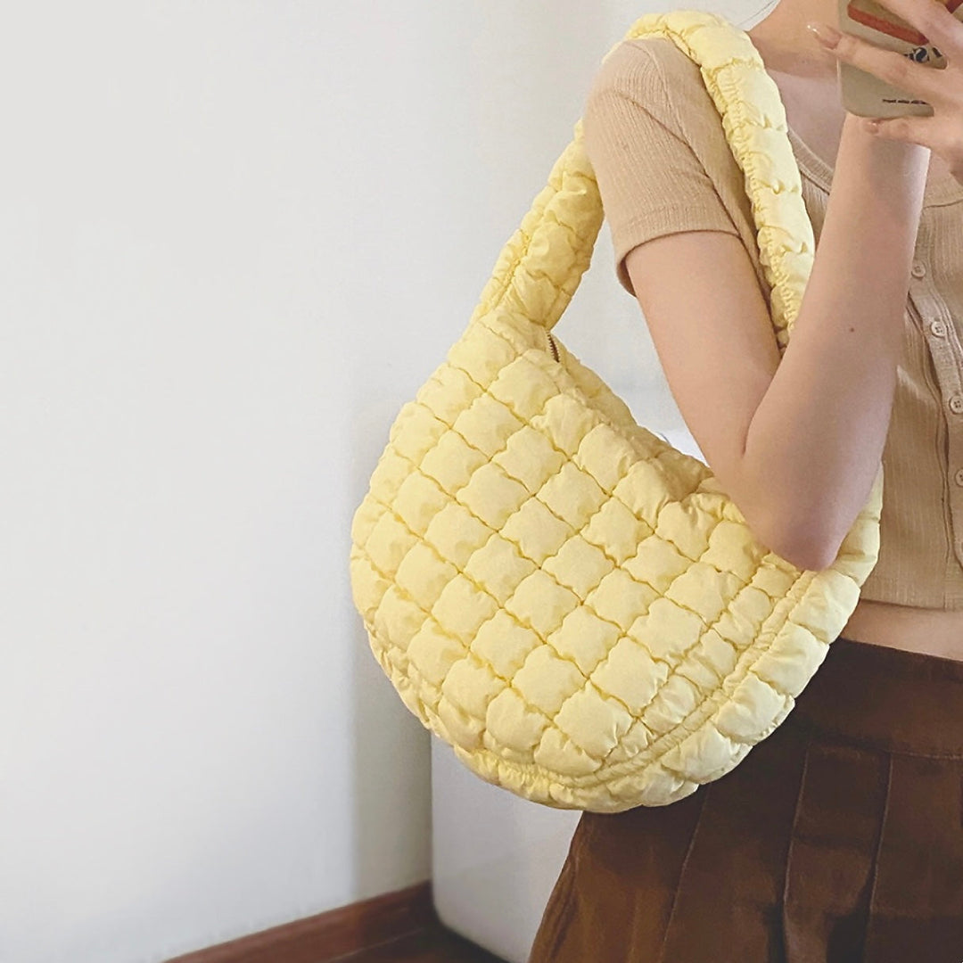 Drune | Plissierte Schultertasche Für Frauen