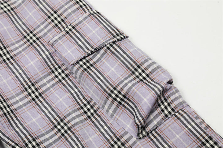 Drune | Herren karierte Hose