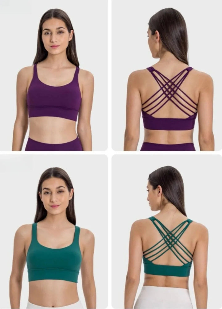Drune | Schöner Rücken Design schlanke Brust heben nahtlose Yoga-BH