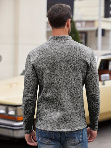Drune | Lässiger Pullover mit Knopfdetails Baumwollmischung Komfort und Stil